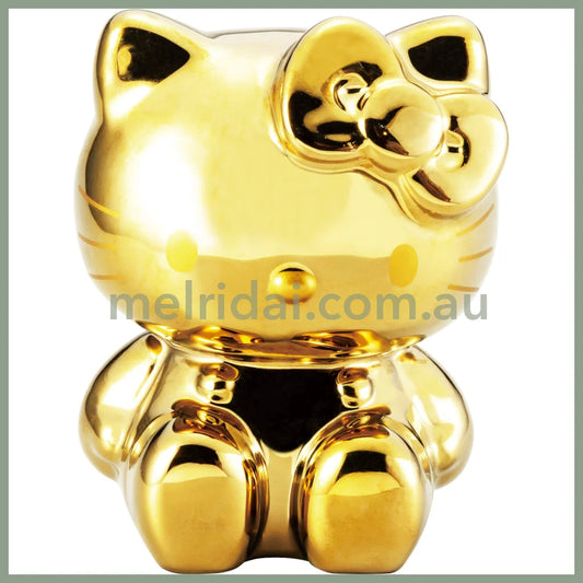 SANRIO | Hello Kitty Golden Money Box Piggy Bank W9.3×D8.8×H12.5
