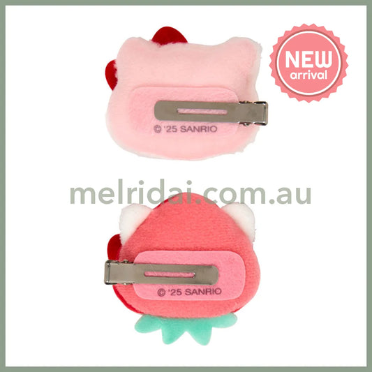 SANRIO | Hello Kitty Hair Clip Set Each 70×25×55mm Approx. (My Deco Bag)