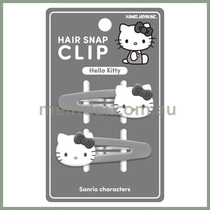 SANRIO | Hello Kitty Hair Snap Cip 120×15×75mm (Black & White)