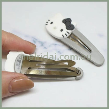 SANRIO | Hello Kitty Hair Snap Cip 120×15×75mm (Black & White)