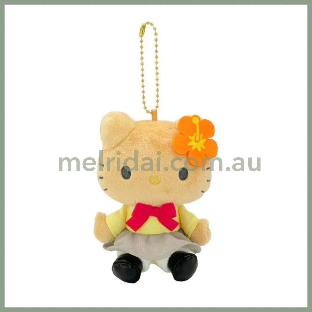 SANRIO | Hello Kitty Heisei Kogal OR Mascot Holder Plush Keychain 10cm Approx. (50th Anniversary)