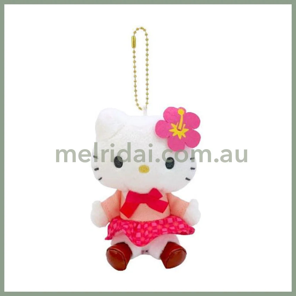 SANRIO | Hello Kitty Heisei Kogal PK Mascot Holder Plush Keychain 10cm Approx. (50th Anniversary)