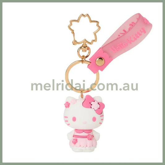 SANRIO | Hello Kitty Keychain Key Holder 3D 4×3.2×5.2cm (Sakura 2025)