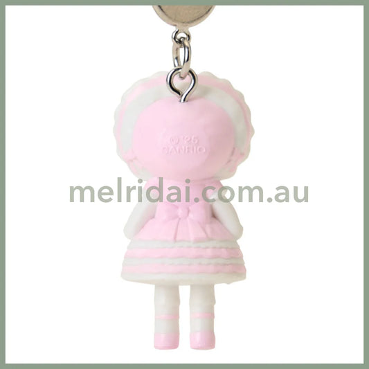 SANRIO | Hello Kitty Lolita Style Pink Lace Strap Phone Charm 26×12×40mm (Sanrio Closet Collection)