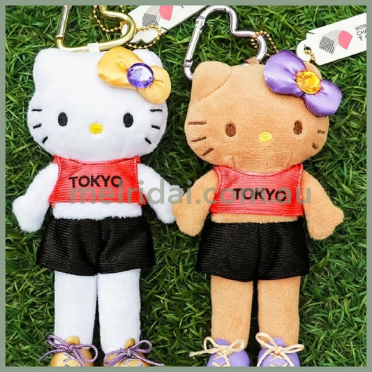 SANRIO | Hello Kitty Long Leg Style Up Mascot Holder Plush Keychain (World Sthletics Championships Tokyo 2025)