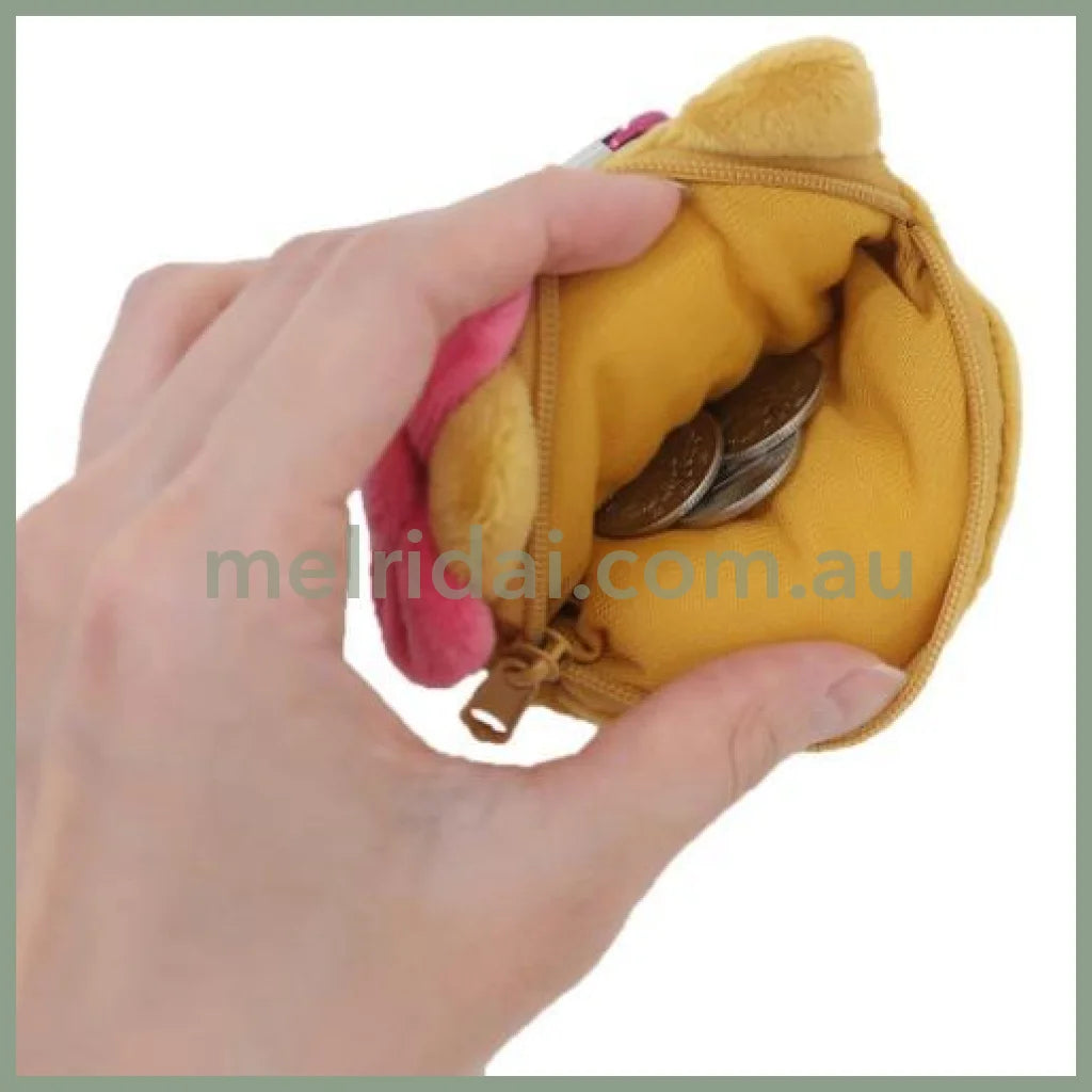 SANRIO | Hello Kitty Mascot Coin Case Keychain 95×75×30mm (Tan Swimsuit Party Sunglasses)