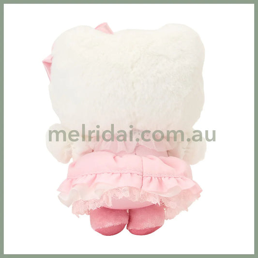 SANRIO | Hello Kitty Mascot Holder Bag Charm Plush Keychain 100×75×135mm (Strawberry Shortcake)
