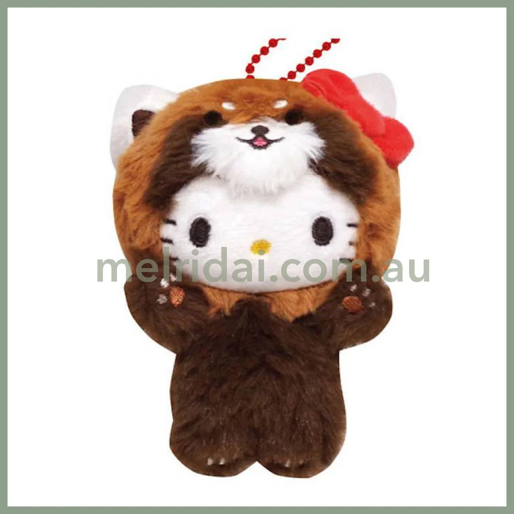 SANRIO | Hello Kitty Mascot Holder Bag Charm Plush Keychain 115×85×72mm (Cheers Banzai Series)