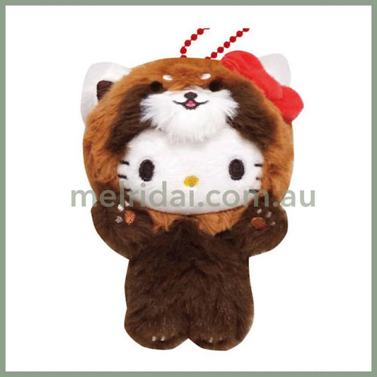 SANRIO | Hello Kitty Mascot Holder Bag Charm Plush Keychain 115×85×72mm (Cheers Banzai Series)