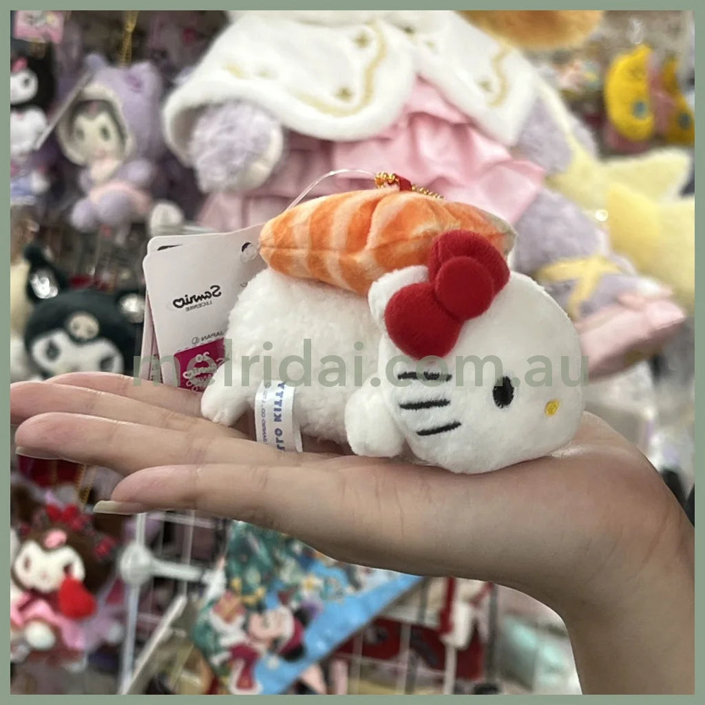 Sanrio | Hello Kitty Mascot Holder Keychain (Sushi) Approx.10Cm 日本三丽鸥 凯蒂猫挂件/包挂/钥匙链（寿司系列）