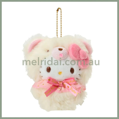 SANRIO | Hello Kitty Mascot Holder Plush Keychain 13×8×14cm (Fuwamosa Doll)