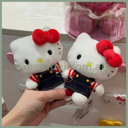 SANRIO | Hello Kitty Mascot Holder Plush Keychain 15cm (Denim）