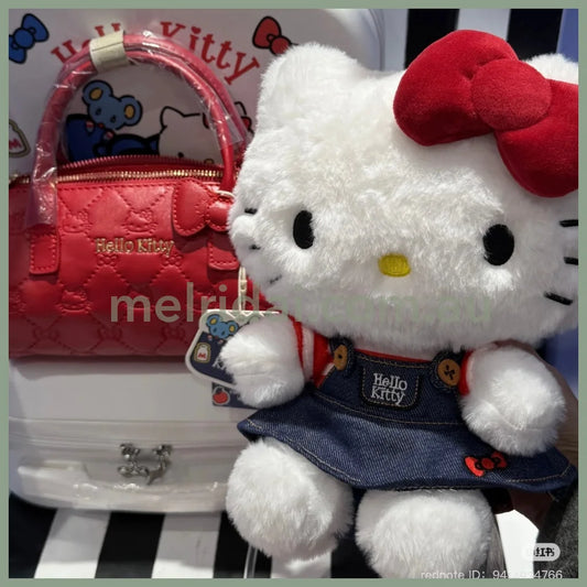 SANRIO | Hello Kitty Mascot Holder Plush Keychain 15cm (Denim）