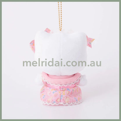 SANRIO | Hello Kitty Mascot Holder Plush Keychain Bag Charm 100mm Approx. (Romantic Sweets)