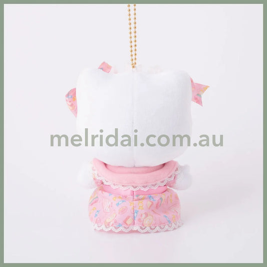 SANRIO | Hello Kitty Mascot Holder Plush Keychain Bag Charm 100mm Approx. (Romantic Sweets)