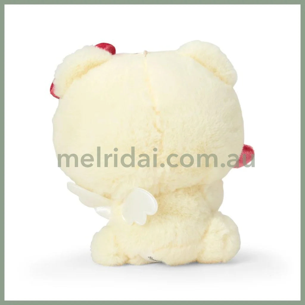 SANRIO | Hello Kitty Mascot Holder Plush Keychain Bag Charm 120×80×140mm (Fluffy Angel Bear)