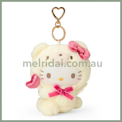SANRIO | Hello Kitty Mascot Holder Plush Keychain Bag Charm 120×80×140mm (Fluffy Angel Bear)