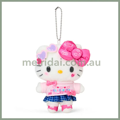 Sanrio | Hello Kitty Mascot Holder Plush Keychain Bag Charm 16.5 x 12.5 x 6.6cm (Academy Kirameki Festival / School
