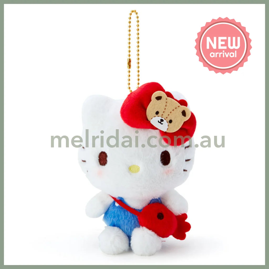 SANRIO | Hello Kitty Mascot Holder Plush Keychain Bag Charm 95×65×130mm (Friend Coordination)