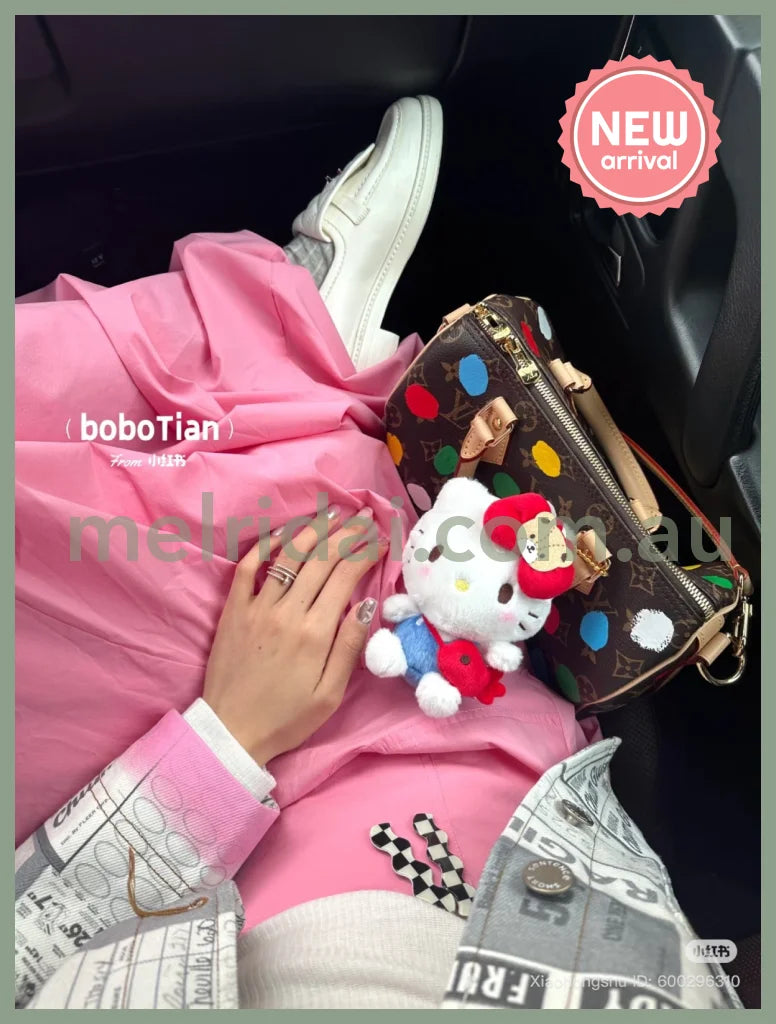 SANRIO | Hello Kitty Mascot Holder Plush Keychain Bag Charm 95×65×130mm (Friend Coordination)