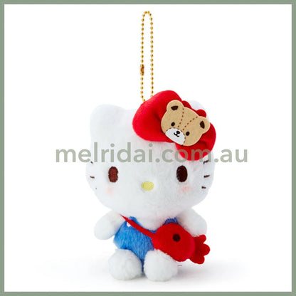 SANRIO | Hello Kitty Mascot Holder Plush Keychain Bag Charm 95×65×130mm (Friend Coordination)