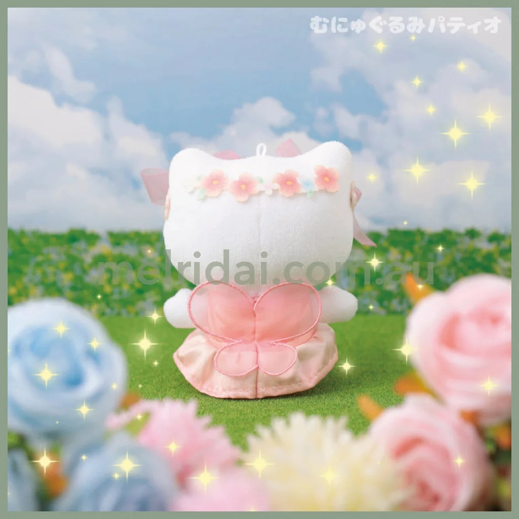 SANRIO | Hello Kitty Mascot Holder Plush Keychain Bag Charm 95mm Approx. (Floral Fairies)