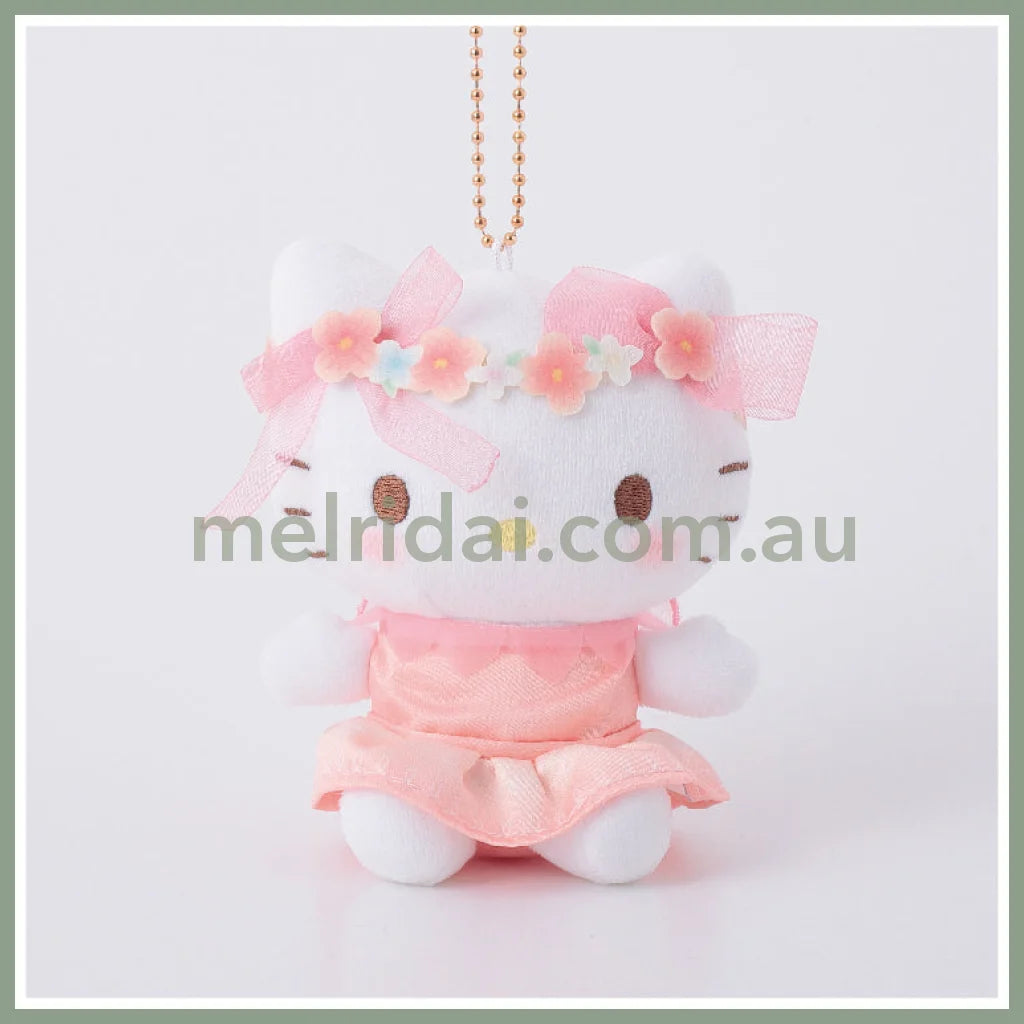 SANRIO | Hello Kitty Mascot Holder Plush Keychain Bag Charm 95mm Approx. (Floral Fairies)