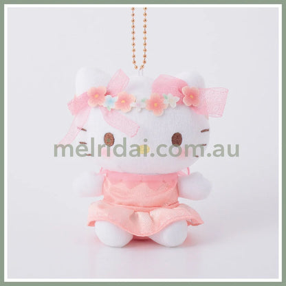 SANRIO | Hello Kitty Mascot Holder Plush Keychain Bag Charm 95mm Approx. (Floral Fairies)