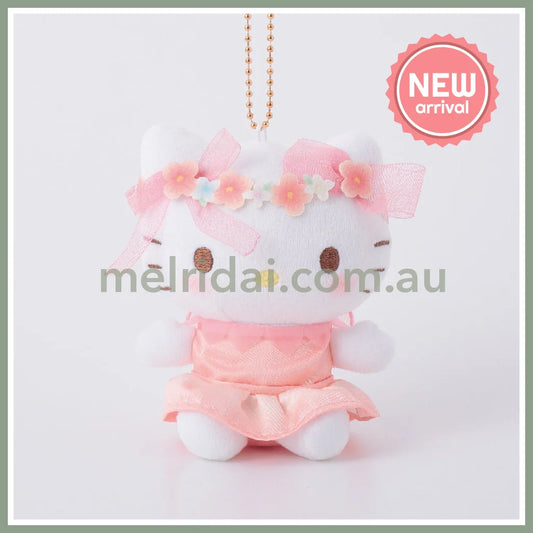 SANRIO | Hello Kitty Mascot Holder Plush Keychain Bag Charm 95mm Approx. (Floral Fairies)