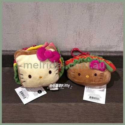 SANRIO | Hello Kitty Mascot Holder Plush Keychain Bag Charm (Hot Dog)