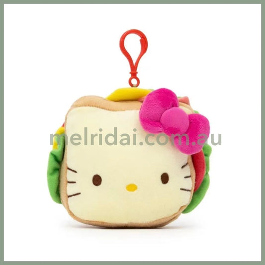 SANRIO | Hello Kitty Mascot Holder Plush Keychain Bag Charm (Sandwich)