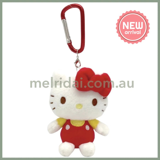 SANRIO | Hello Kitty Mascot Holder Plush Keychain Bag Charm with Carabiner H9 x W9 x D6cm