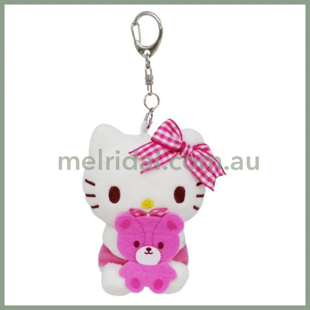 Sanrio | Hello Kitty Mascot Holder Plush Keychain - Pink 6.5×5×9.5Cm (Favorite Color)