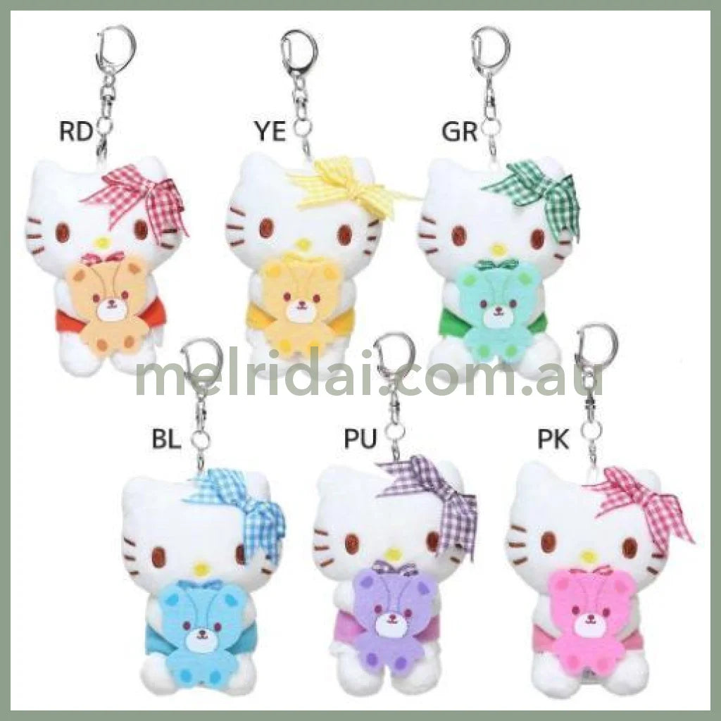 Sanrio | Hello Kitty Mascot Holder Plush Keychain - Pink 6.5×5×9.5Cm (Favorite Color)