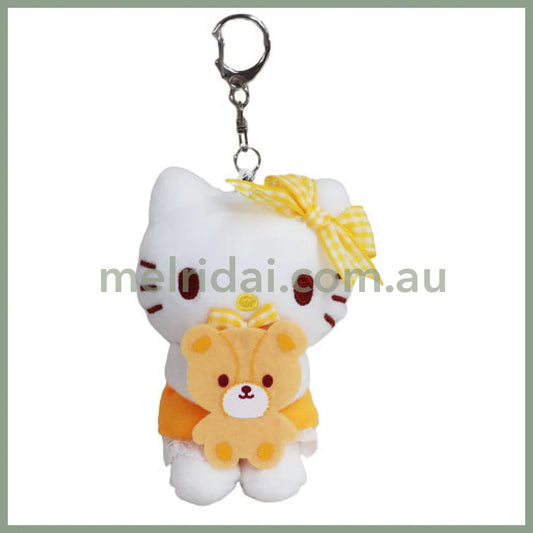 Sanrio | Hello Kitty Mascot Holder Plush Keychain - Yellow 6.5×5×9.5Cm (Favorite Color)