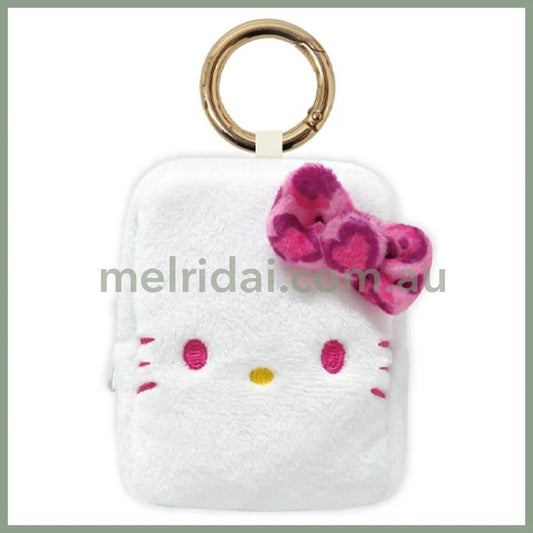 Sanrio | Hello Kitty Mascot Mini Pouch With Carabiner 95×75×50Mm (Leopard Series)