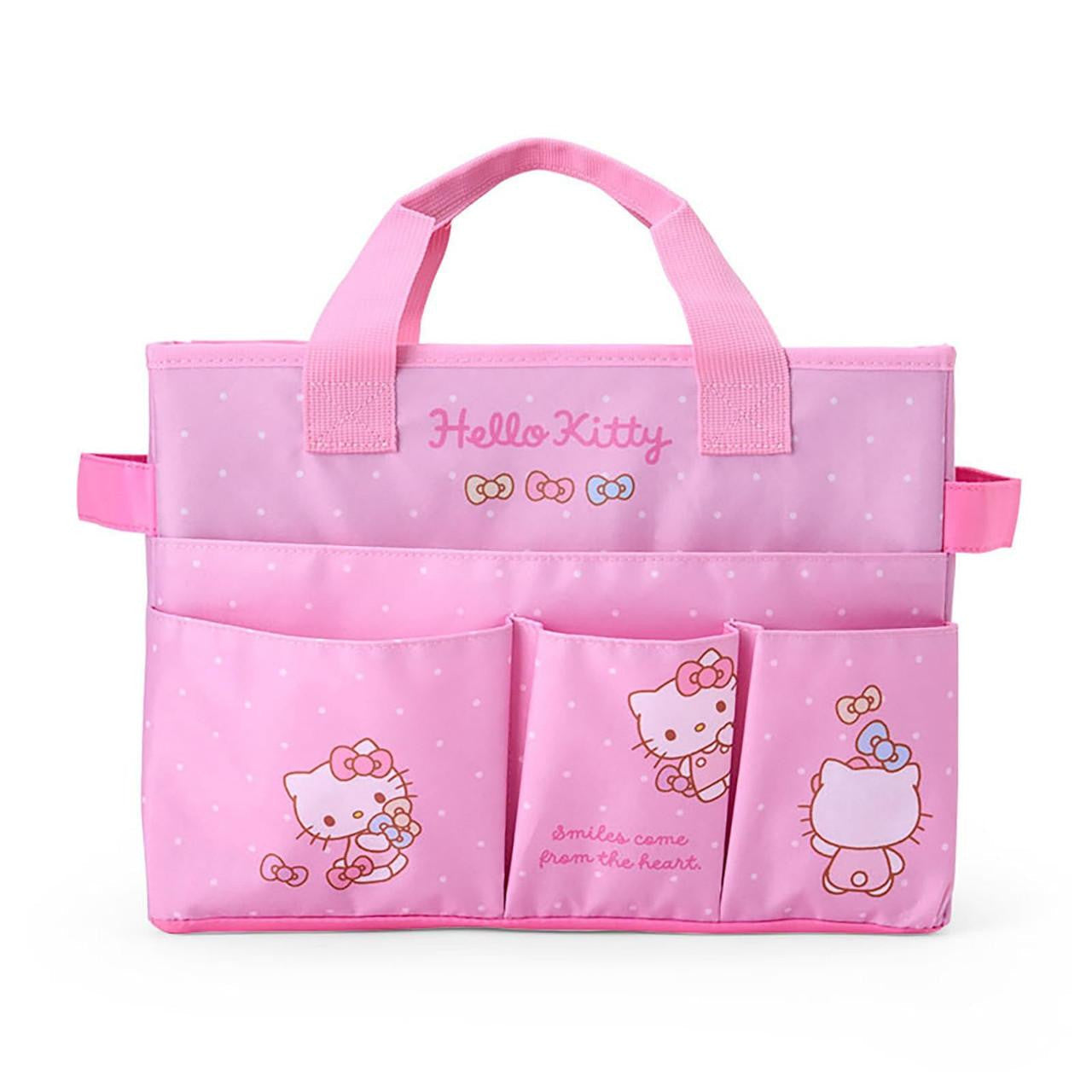 SANRIO | Hello Kitty Meeting Box Storage with Handle Portable Desk Organizer 35.6 x 27.2 x 3.4cm
