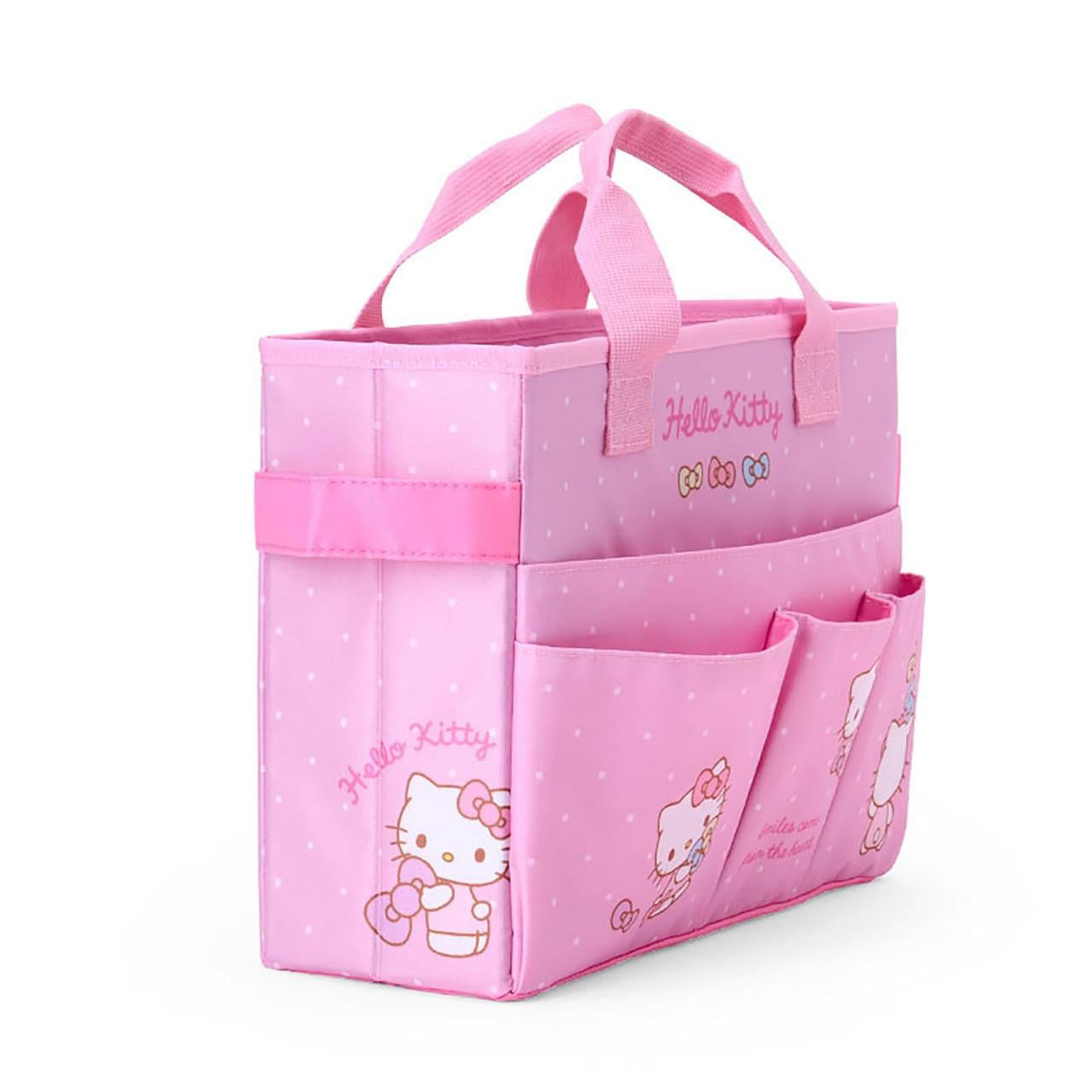 SANRIO | Hello Kitty Meeting Box Storage with Handle Portable Desk Organizer 35.6 x 27.2 x 3.4cm