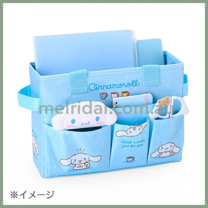 SANRIO | Hello Kitty Meeting Box Storage with Handle Portable Desk Organizer 35.6 x 27.2 x 3.4cm
