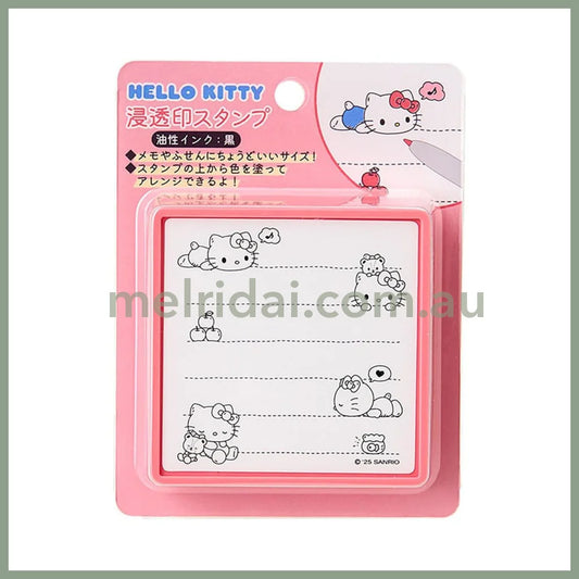 SANRIO | Hello Kitty Message Memo Stamp 75×75×25mm