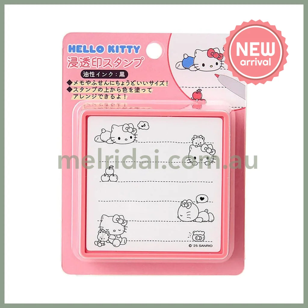 SANRIO | Hello Kitty Message Memo Stamp 75×75×25mm