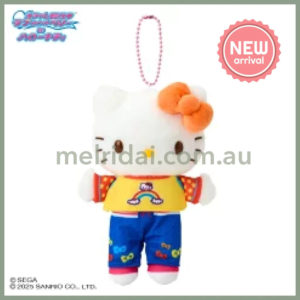 SANRIO | Hello Kitty & Hello Mimmy Mascot Holder Bag Charm Keychain 90x60×140mm (Oshare Majo Love and Berry - Pita