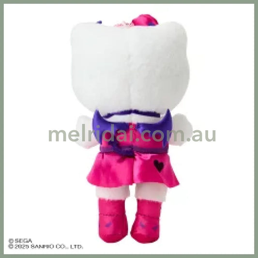 SANRIO | Hello Kitty & Hello Mimmy Mascot Holder Bag Charm Keychain 90x60×140mm (Oshare Majo Love and Berry - Pretty