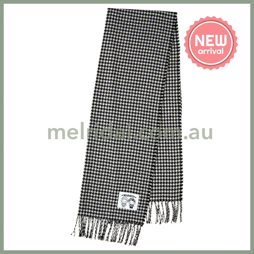 SANRIO | Hello Kitty & Hello Mimmy Scarf 600×5×2000mm (Monochrome Girly Twin Coordinate)