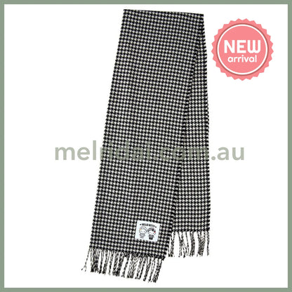 SANRIO | Hello Kitty & Hello Mimmy Scarf 600×5×2000mm (Monochrome Girly Twin Coordinate)