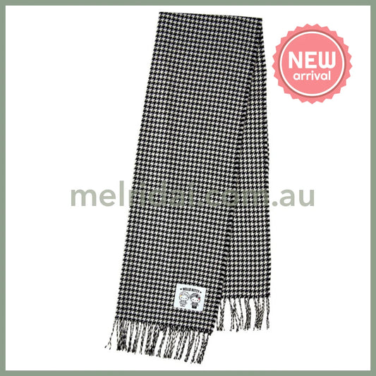 SANRIO | Hello Kitty & Hello Mimmy Scarf 600×5×2000mm (Monochrome Girly Twin Coordinate)