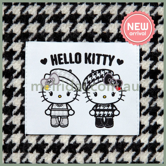 SANRIO | Hello Kitty & Hello Mimmy Scarf 600×5×2000mm (Monochrome Girly Twin Coordinate)