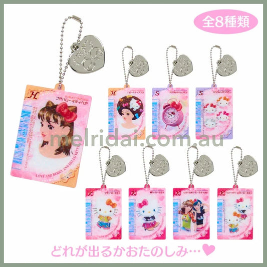 SANRIO | Hello Kitty & Hello Mimmy Secret Charm And Card 100x71×29mm (Oshare Majo Love and Berry - Canary Dress)