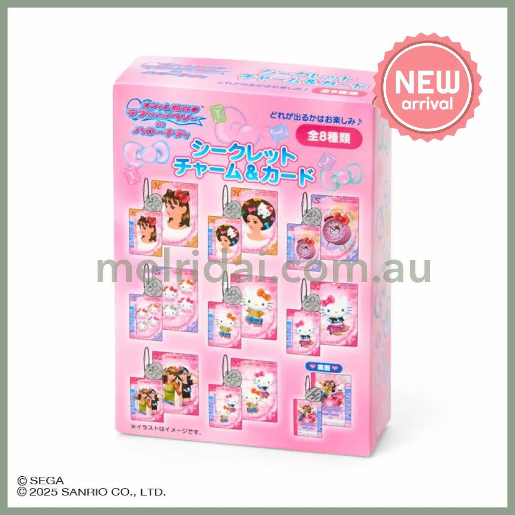 SANRIO | Hello Kitty & Hello Mimmy Secret Charm And Card 100x71×29mm (Oshare Majo Love and Berry - Canary Dress)