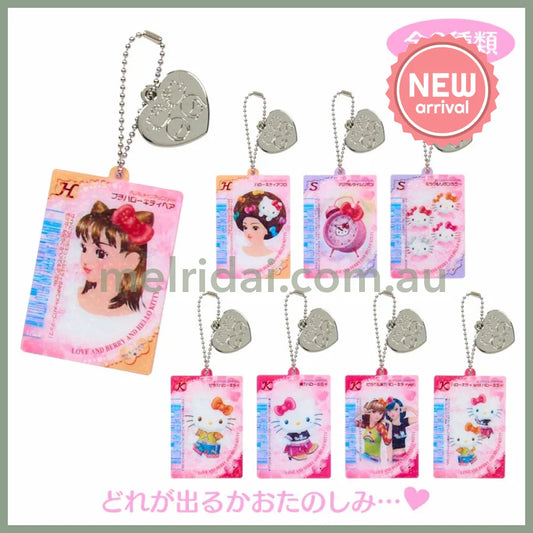 SANRIO | Hello Kitty & Hello Mimmy Secret Charm And Card 100x71×29mm (Oshare Majo Love and Berry - Canary Dress)